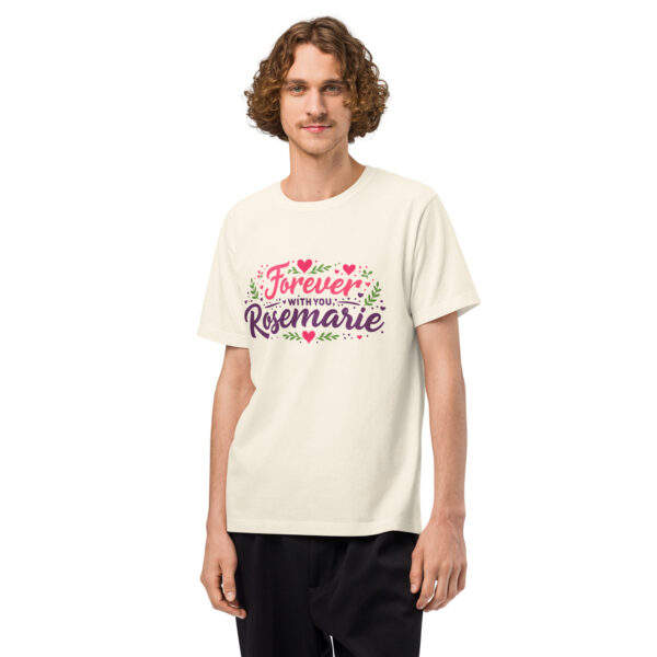 Forever with you, Rosemarie Unisex Oversized T-shirt - Image 2